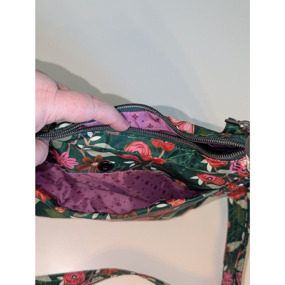 Lug Scamper Crossbody Bag Everglade Floral Flowers Lightweight - Picture 4 of 6